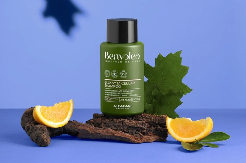 Benvoleo glossy Micelarny szampon nabłyszczający do włosów 275ml