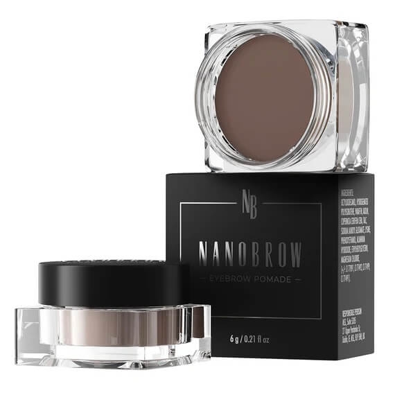 Nanobrow eyebrow pomade Pomada do brwi 6g ciemny brąz.jpg