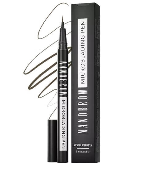 Nanobrow microblading pen Pisak do brwi 1ml ciemny brąz.jpg