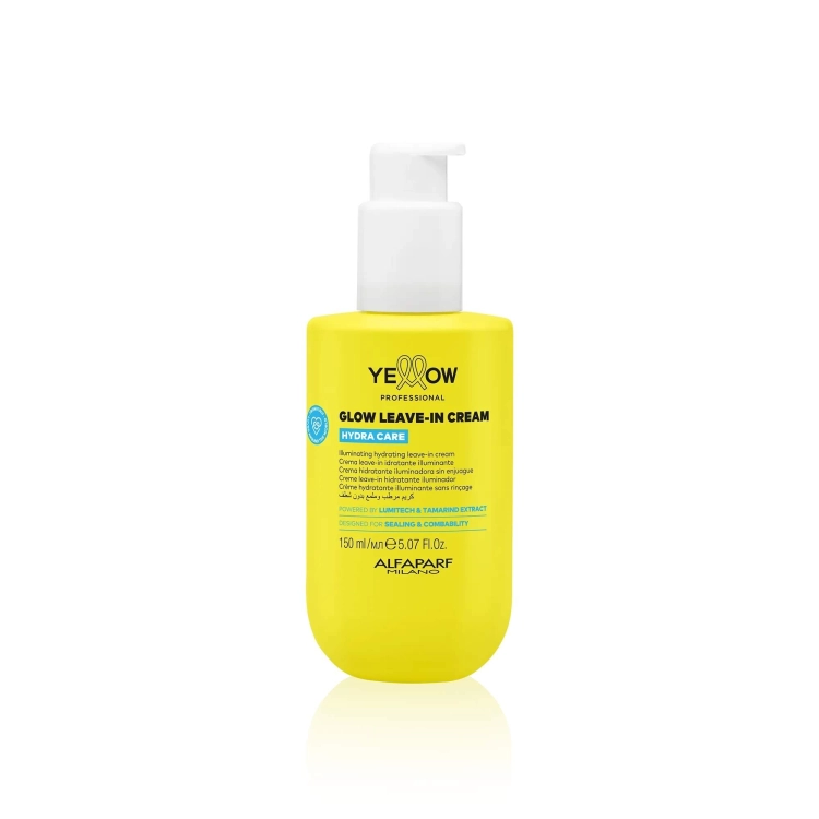 Yellow glow leave in Odżywka rozświetlająco nawilżająca do włosów bez spłukiwania 150ml.jpg