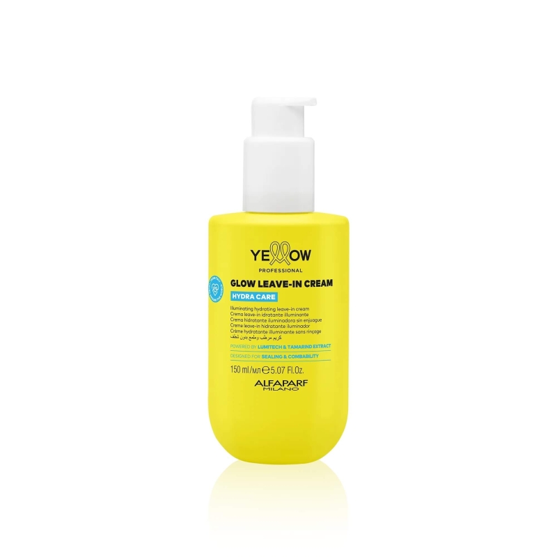 Yellow glow leave in Odżywka rozświetlająco nawilżająca do włosów bez spłukiwania 150ml.jpg