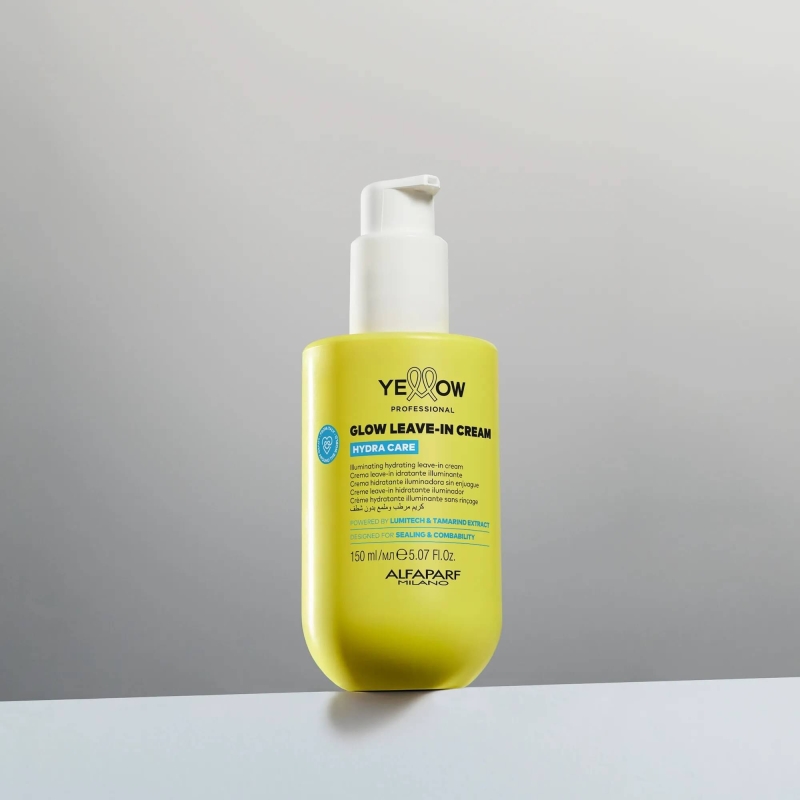 Yellow glow leave in Odżywka rozświetlająco nawilżająca do włosów bez spłukiwania 150ml.jpg