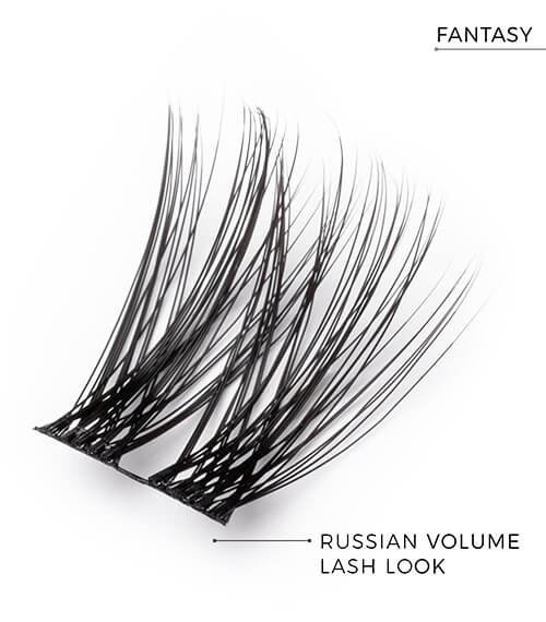 Nanolash diy eyelash extensions Rzęsy bondingowe w kępkach 36szt fantasy black.jpg