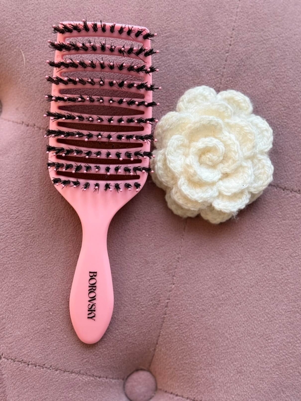 Borovsky dolly pink Szczotka do rozczesywania włosów.jpg