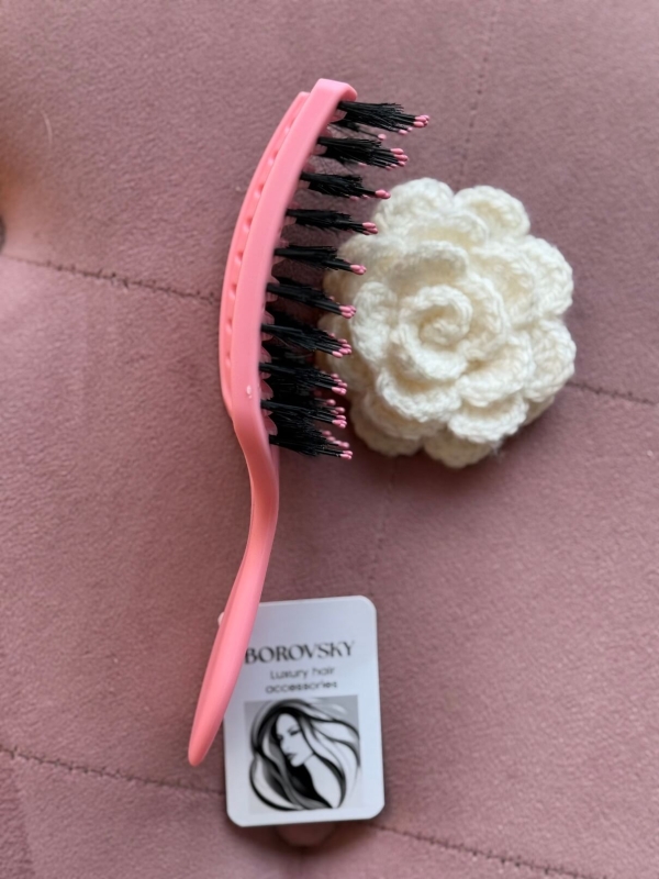 Borovsky dolly pink Szczotka do rozczesywania włosów.jpg