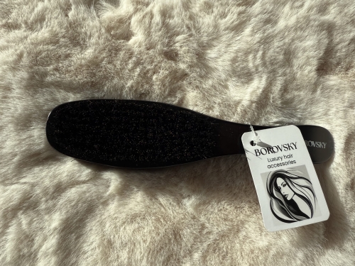 Borovsky Nero Szczotka do rozczesywania 100% włosie dzika