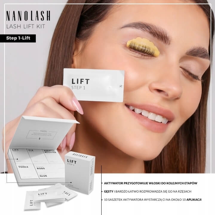 Nanolash lift step 1 Aktywator do liftingu i laminacji rzęs 10 saszetek.jpg