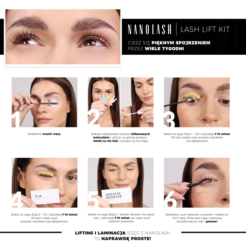 Nanolash keratin booster step 3 Odżywka keratynowa do liftingu i laminacji rzęs 10 saszetek.jpg