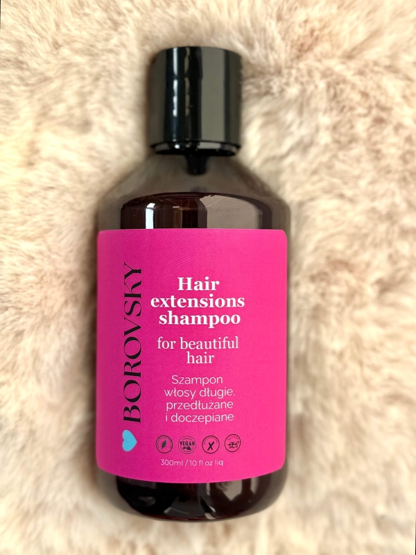 Borovsky hair extensions Szampon do włosów długich, przedłużanych, doczepianych 300ml.jpg