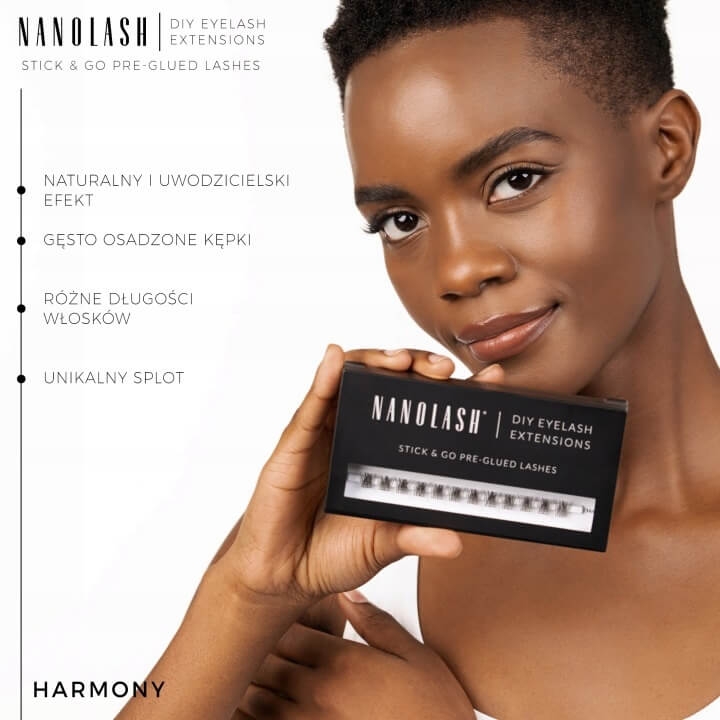 Nanolash pre-glued lashes Rzęsy kępki samoprzylepne 36 szt harmony black.jpg