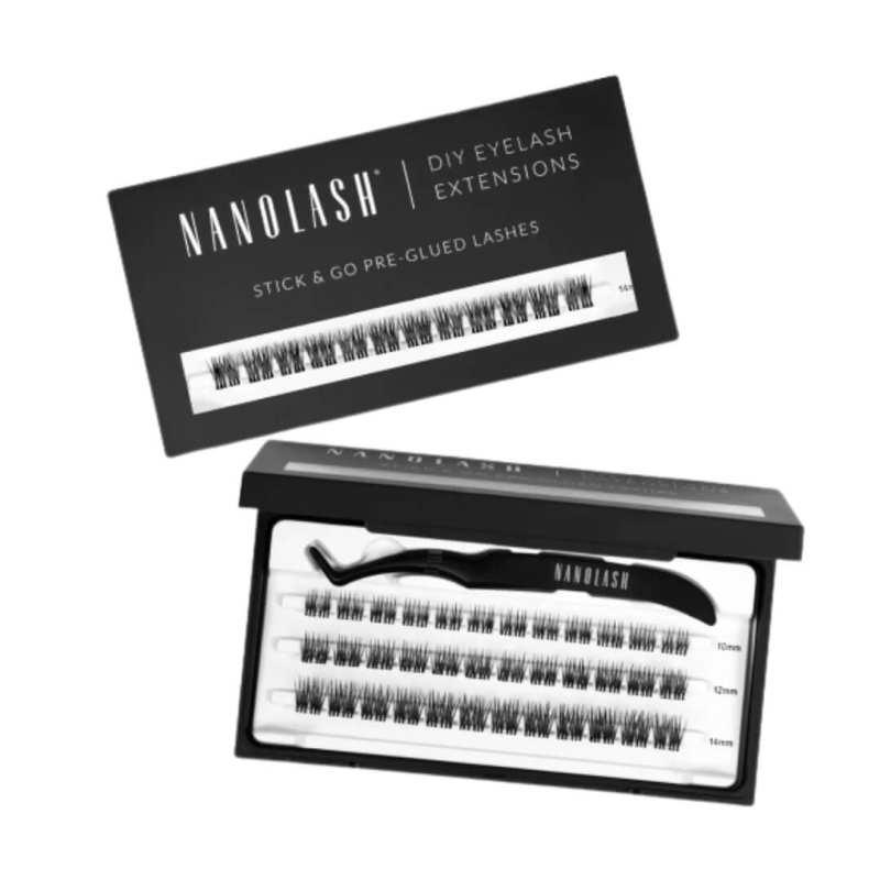 Nanolash pre-glued lashes Rzęsy kępki samoprzylepne 36 szt harmony black.jpg