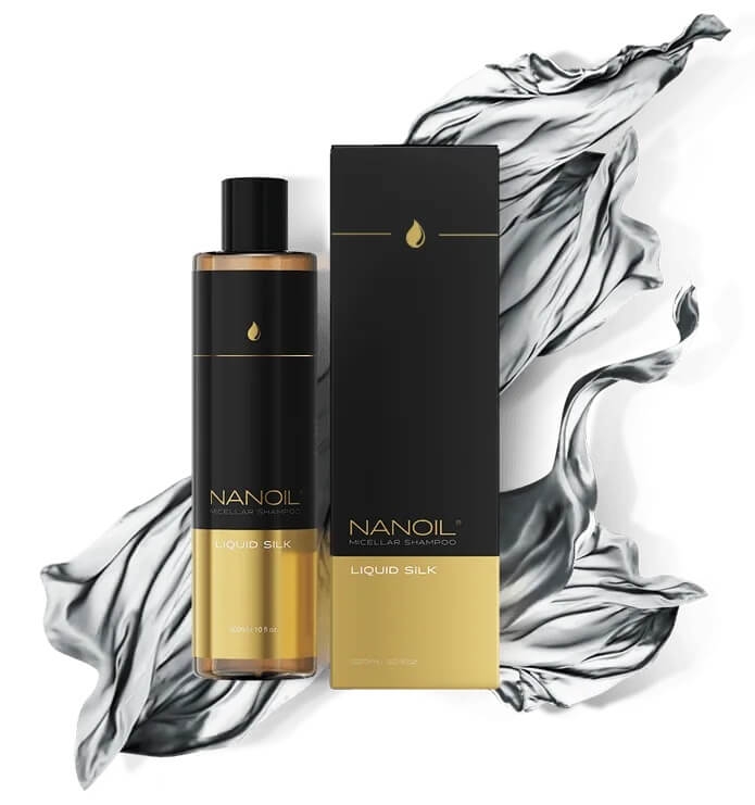 Nanoil liquid silk micellar Micelarny szampon do włosów z jedwabiem 300ml.jpg