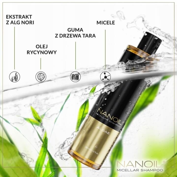 Nanoil algae micellar Micelarny szampon do włosów z algami 300ml.jpg