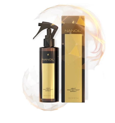 Nanoil heat protectant Termoochronny spray do włosów 200ml