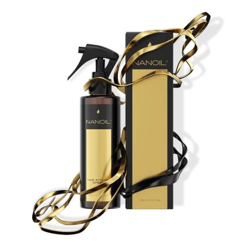 Nanoil hair styling Spray ochronny ułatwiający stylizację włosów 200ml