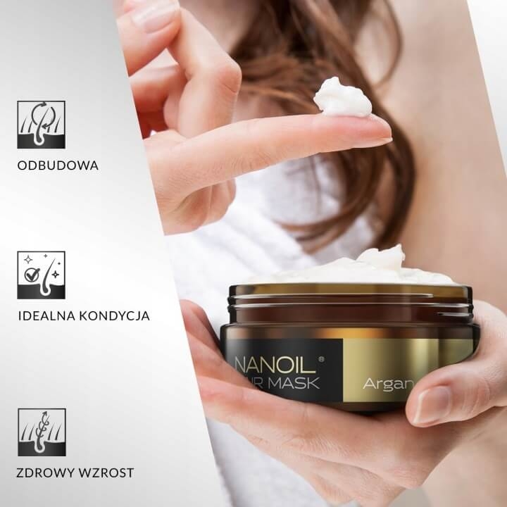 Nanoil argan Maska odbudowująca z arganem do włosów dojrzałych i zniszczonych 300ml.jpg