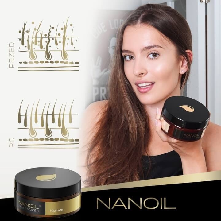 Nanoil keratin Maska regenerująca z keratyną do włosów zniszczonych 300ml.jpg