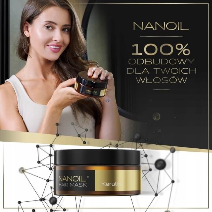Nanoil keratin Maska regenerująca z keratyną do włosów zniszczonych 300ml.jpg