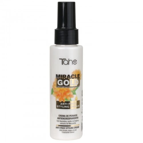 Tahe miracle gold anti frizz Wygładzający krem serum do stylizacji włosów 100ml