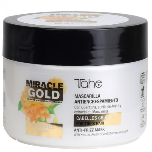 Tahe miracle gold anti frizz Wygładzająca maska do włosów grubych 300ml.jpg