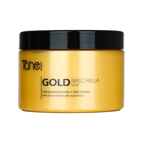 Tahe gold Maska z aktywną keratyną i płynnym złotem 300ml.jpg
