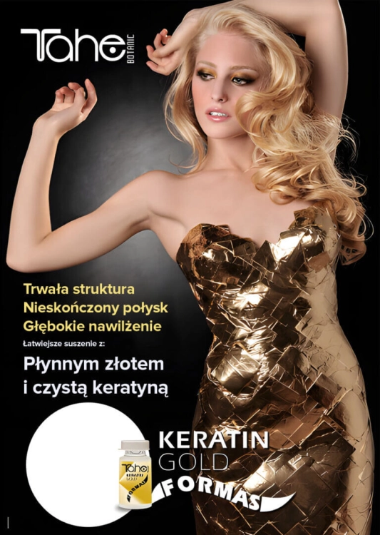 Tahe keratin gold Ampułki do włosów z olejem arganowym i czystą keratyną 10x10ml.jpg