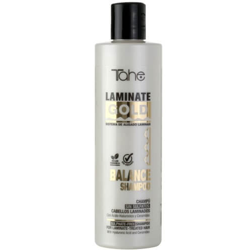Tahe laminate gold balance Szampon do włosów prostowanych 300m.jpg