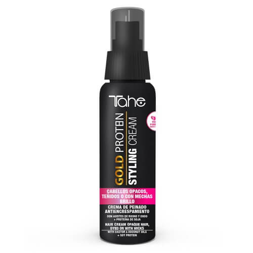 Tahe gold protein Krem do stylizacji włosów farbowanych bez spłukiwania 100ml