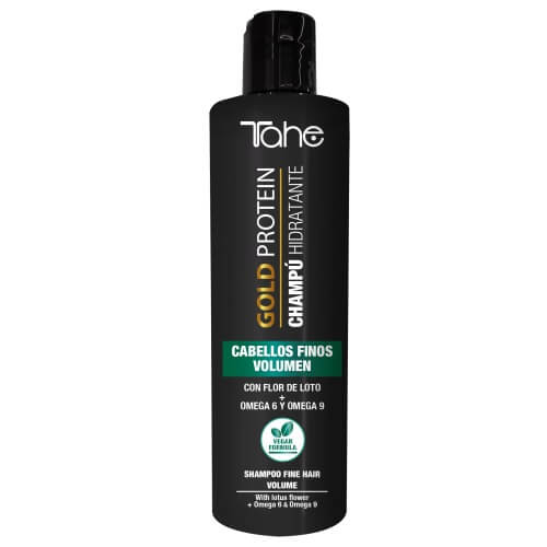 Tahe gold protein volume Szampon nawilżający do włosów cienkich i delikatnych 300ml.jpg