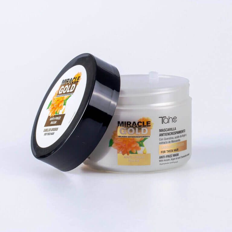Tahe miracle gold anti frizz Wygładzająca maska do włosów grubych 300ml.jpg