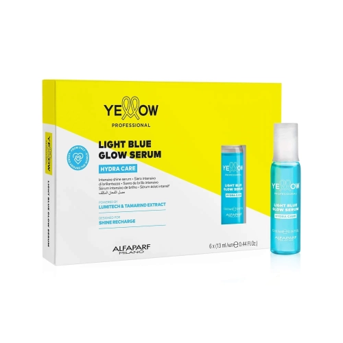 Yellow glow Serum ampułki nabłyszczające do włosów zestaw 6x13ml