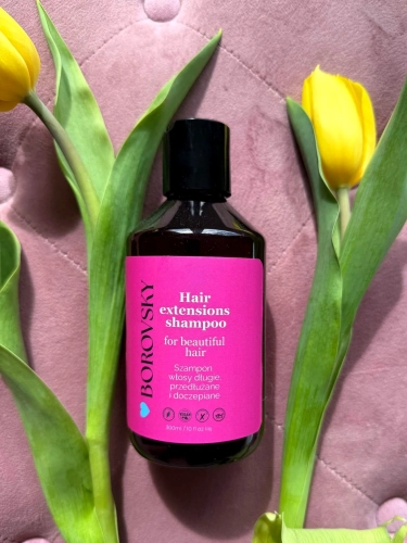 Borovsky hair extensions Szampon do włosów długich, przedłużanych, doczepianych 300ml