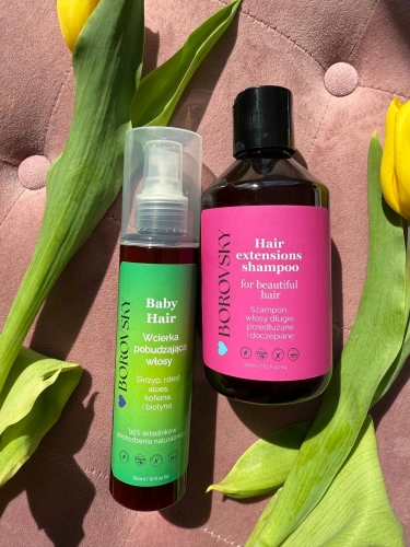 Borovsky Zestaw na zdrową skórę głowy Szampon bez SLS 300ml Wcierka 150ml