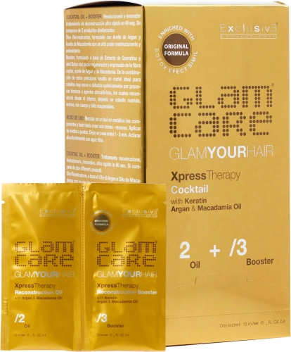 Exclusive xpress therapy Dwufazowa kuracja regenerująca do włosów zniszczonych 2x12ml