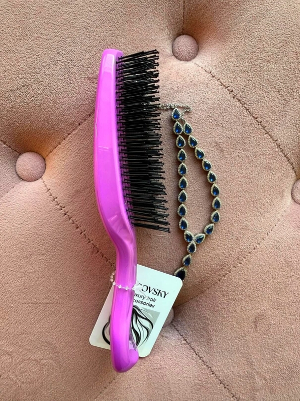 Scalp Brush Borovsky Sweet Violet Szczotka do pielęgnacji włosów i skóry głowy.jpg