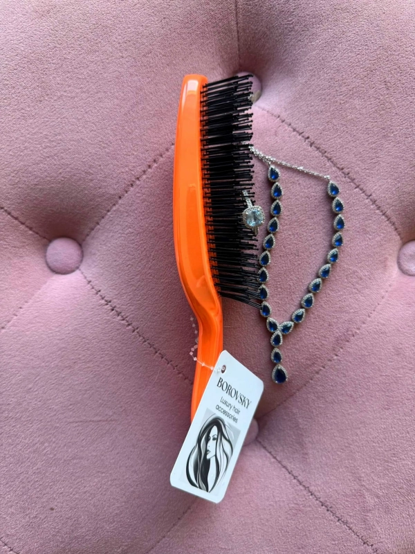 Scalp Brush Borovsky Orange Juice Szczotka do pielęgnacji włosów i skóry głowy.jpg