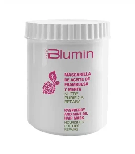 Blumin raspberry and mint Maska regenerująca do włosów farbowanych 700ml