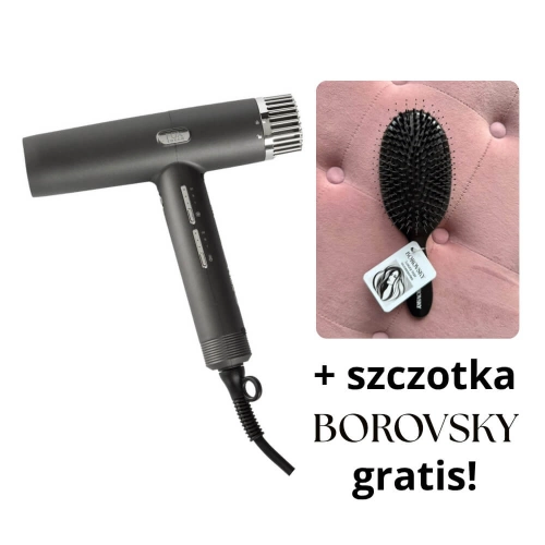 Fox touch Suszarka do włosów z jonizacją i dyfuzorem 1800w + szczotka 