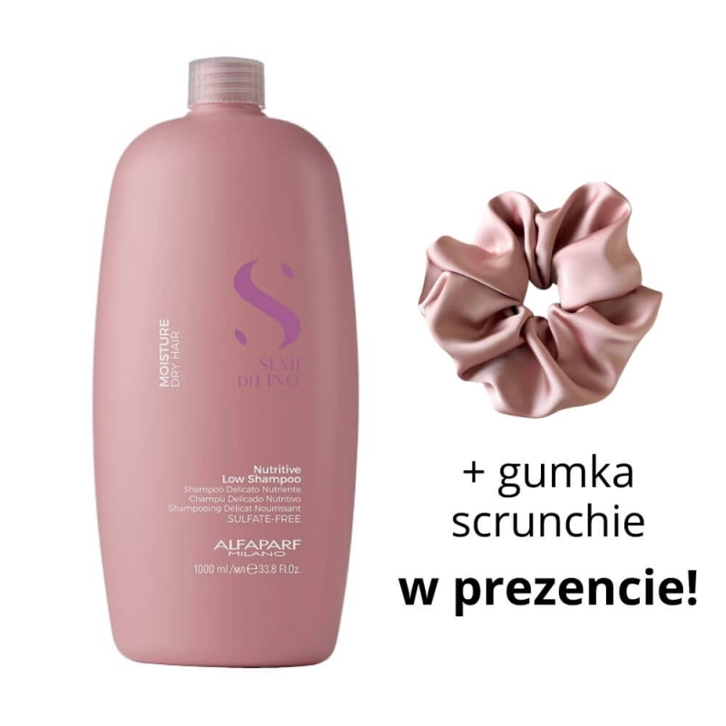 Alfaparf moisture nutritive Szampon nawilzajacy do wlosow suchych 1000ml + scrunchie.jpg