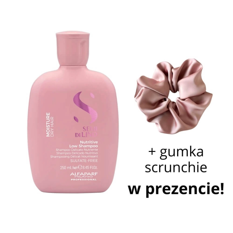 Alfaparf sdl moisture nutritive Szampon nawilżający do włosów suchych 250ml + scrunchie.jpg