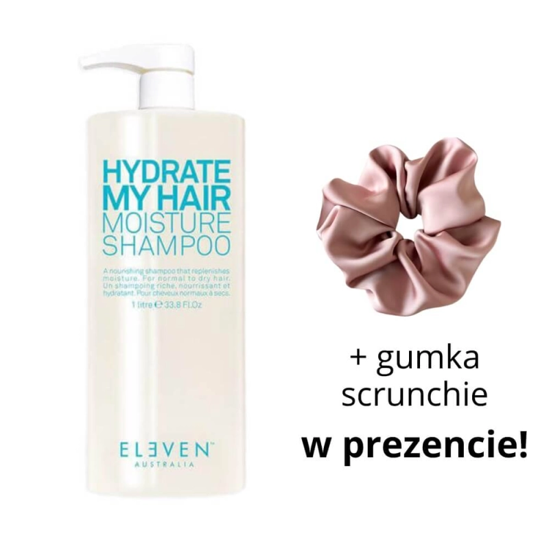Eleven australia hydrate my hair Szampon nawilżający 960ml + scrunchie.jpg