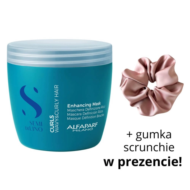 Alfaparf sdl curls Maska do włosów kręconych 500ml + scrunchie.jpg