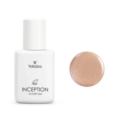 Yokaba inception Samopoziomujący żel do paznokci z pędzelkiem 18 nude daimond 30ml
