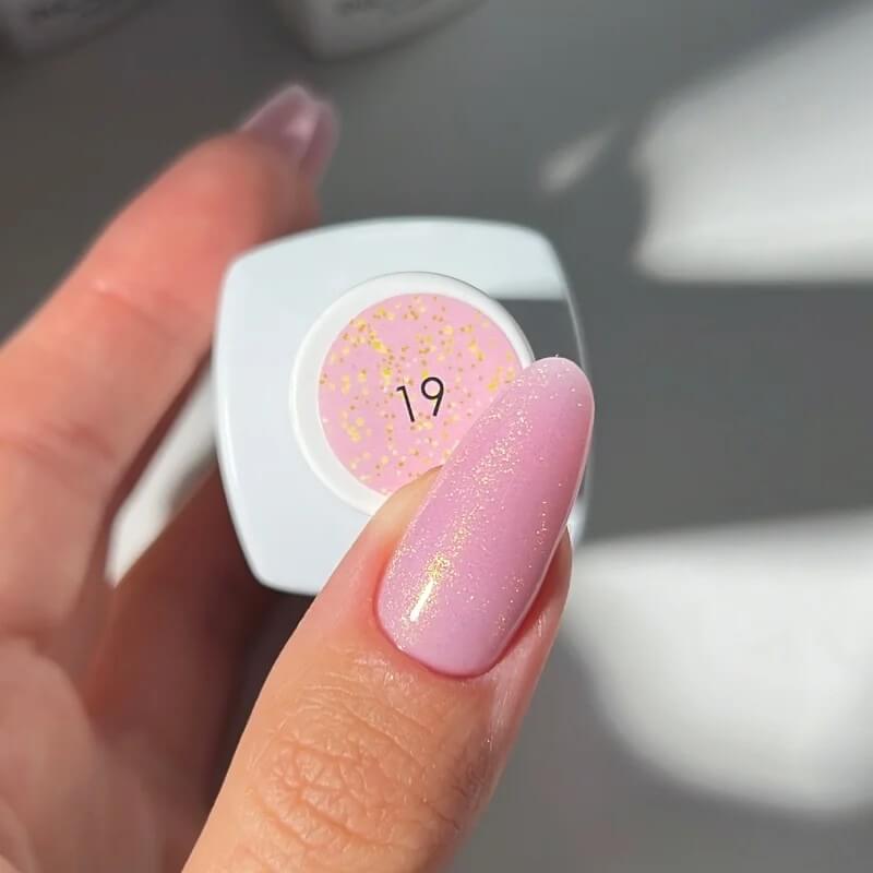 Yokaba inception Samopoziomujący żel do paznokci z pędzelkiem 18 pink daimond 30ml.jpg
