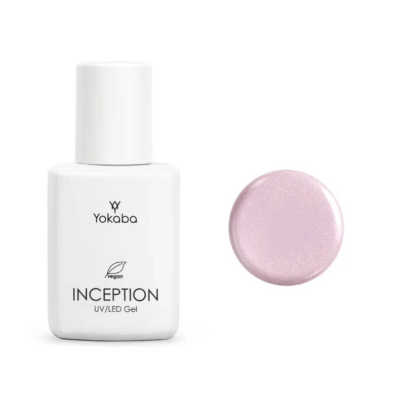 Yokaba inception Samopoziomujący żel do paznokci z pędzelkiem 18 pink daimond 30ml.jpg