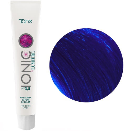 Tahe lumiere ionic pH 3,5 Maska koloryzująca do włosów niebieska 100ml