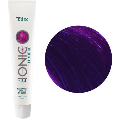 Tahe lumiere ionic pH 3,5 Maska koloryzująca do włosów fioletowa 100ml.jpg