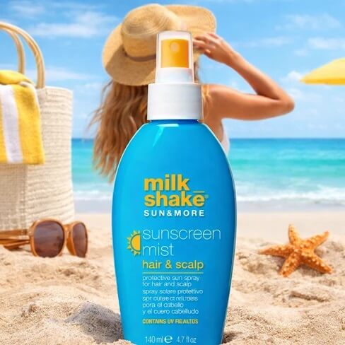 Milk shake sun&more sunscreen mist Mgiełka przeciwsłoneczna do włosów i skóry głowy 140ml.jpg