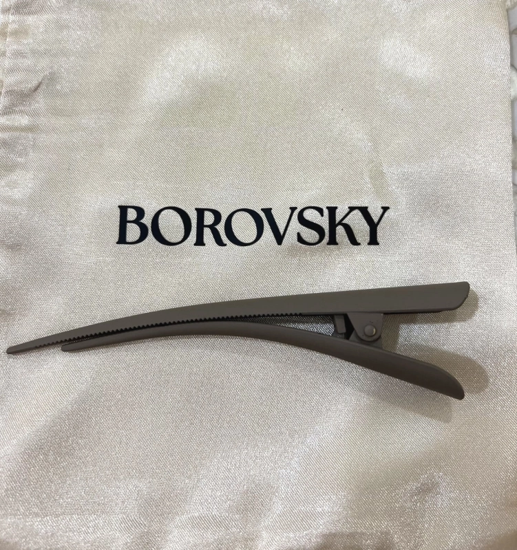 Borovsky Klips do włosów brązowy 1 sztuka.jpg