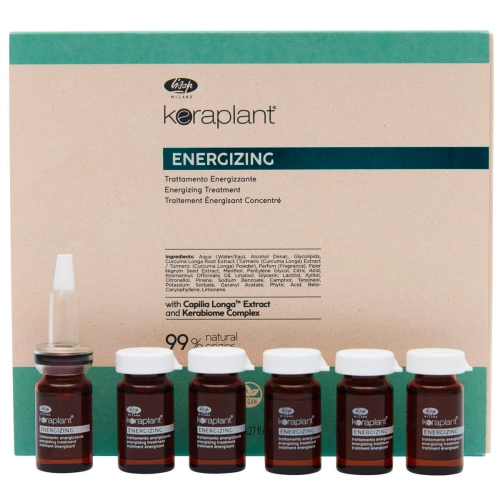 Lisap keraplant energizing Ampułki przeciw wypadaniu włosów 6x8ml